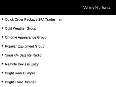 2018 RAM 2500 Tradesman Crew Cab 4x4 6'4" Box