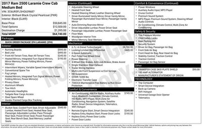 2017 RAM 2500 Laramie