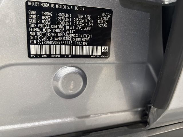 2022 Honda HR-V AWD EX