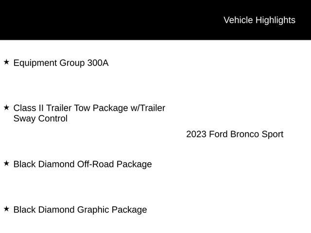 2023 Ford Bronco Sport Outer Banks