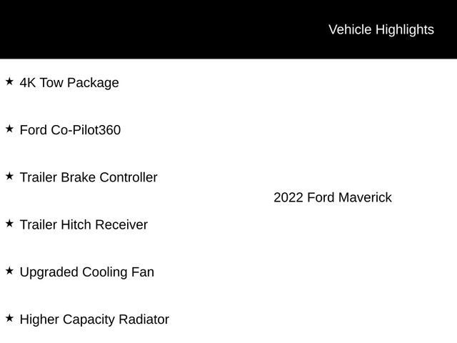 2022 Ford Maverick XL