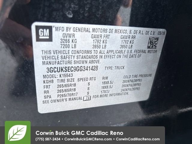 2016 Chevrolet Silverado 1500 LTZ