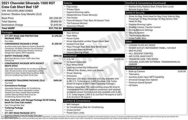2021 Chevrolet Silverado 1500 RST