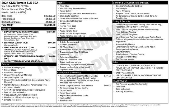 2024 GMC Terrain SLE