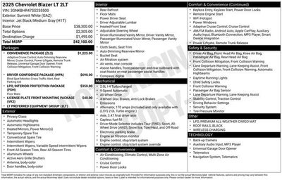 2025 Chevrolet Blazer 2LT