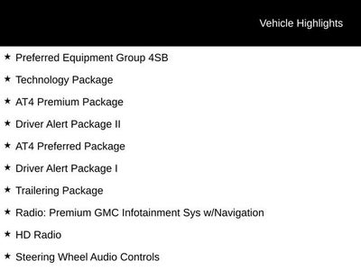 2019 GMC Sierra 1500 AT4