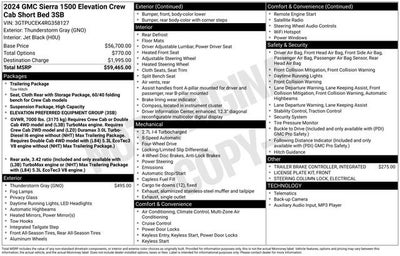 2024 GMC Sierra 1500 Elevation