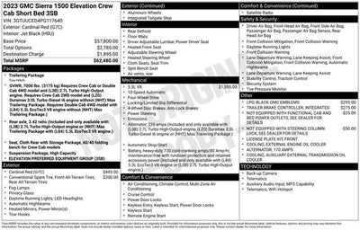 2023 GMC Sierra 1500 Elevation