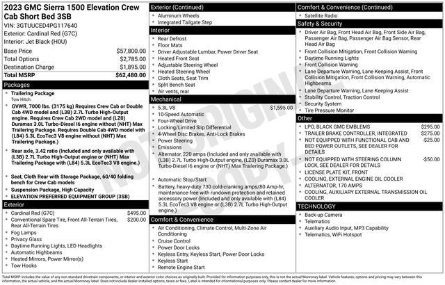 2023 GMC Sierra 1500 Elevation