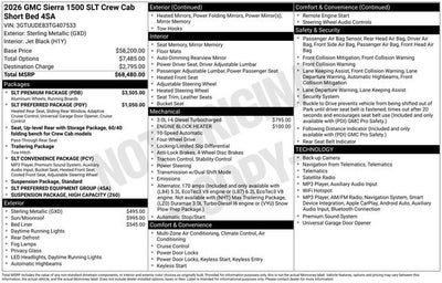 2026 GMC Sierra 1500 SLT