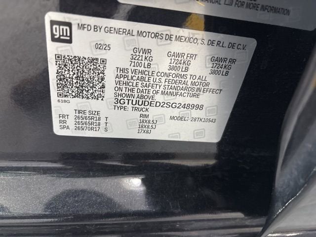 2025 GMC Sierra 1500 SLT