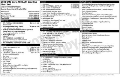 2023 GMC Sierra 1500 AT4