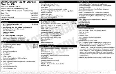 2023 GMC Sierra 1500 AT4