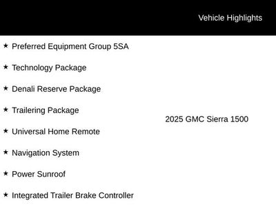 2025 GMC Sierra 1500 Denali