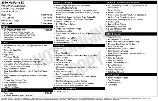 2020 Kia Forte EX