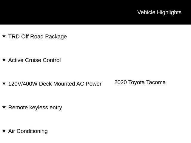 2020 Toyota Tacoma TRD Off-Road