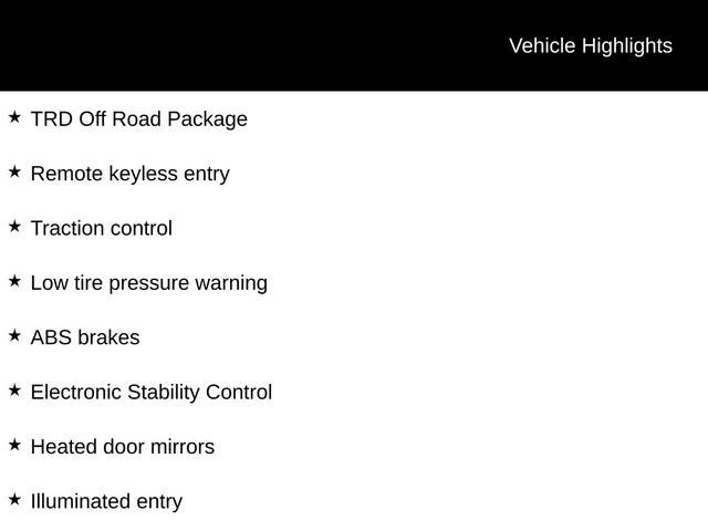 2024 Toyota Tacoma TRD Off Road