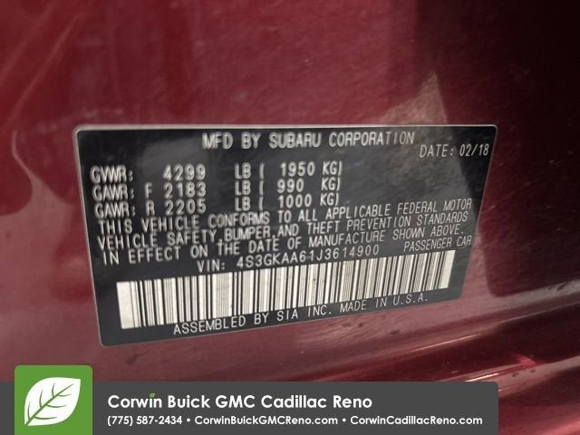 2018 Subaru Impreza 2.0i