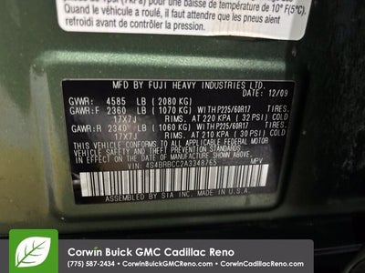 2010 Subaru Outback 2.5i Premium