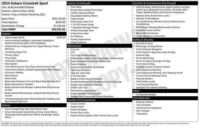 2024 Subaru Crosstrek Sport