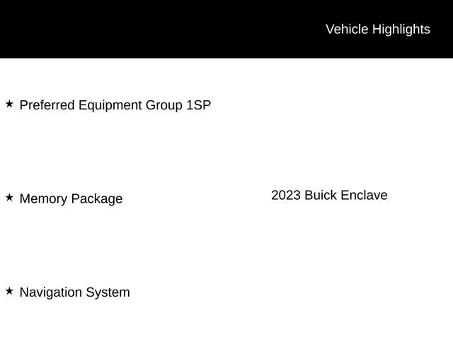 2023 Buick Enclave Avenir