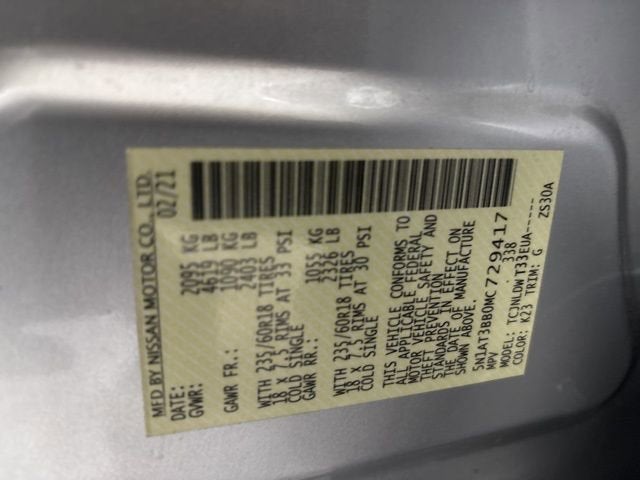 2021 Nissan Rogue SV Intelligent AWD