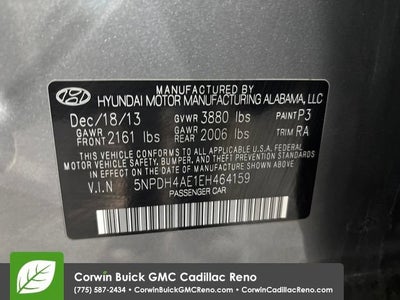 2014 Hyundai Elantra SE