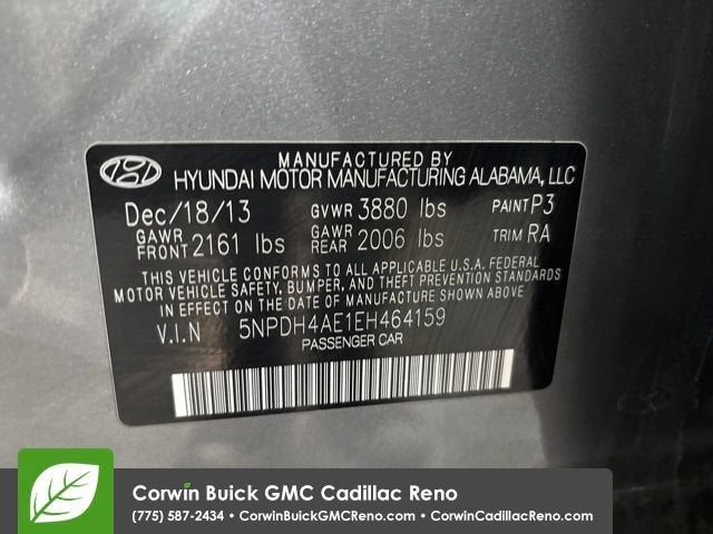2014 Hyundai Elantra SE