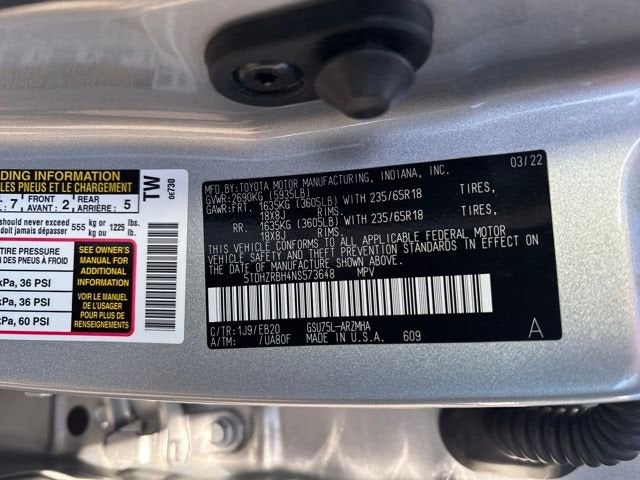 2022 Toyota Highlander XLE