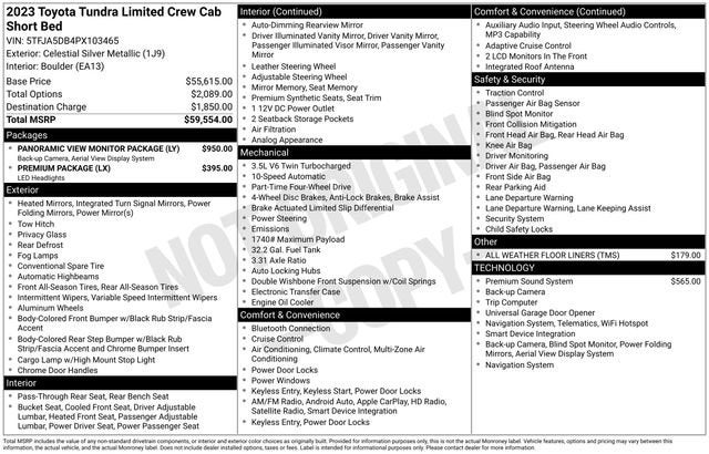 2023 Toyota Tundra 4WD Limited