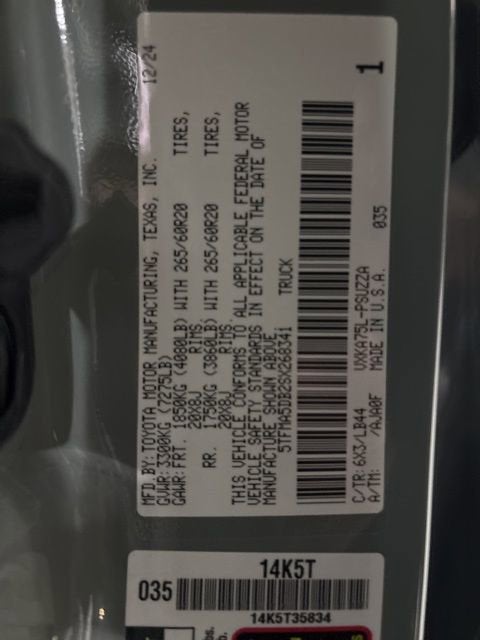 2025 Toyota Tundra 1794 Edition