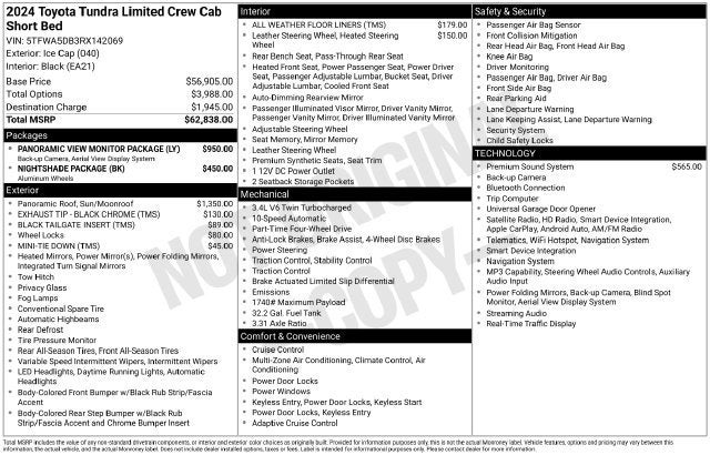 2024 Toyota Tundra 4WD Limited
