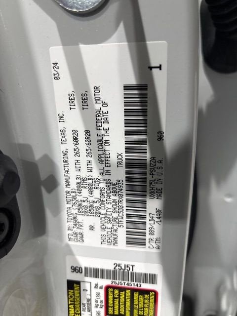 2024 Toyota Tundra Hybrid 1794 Limited Edition 4WD