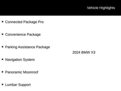 2024 BMW X3 xDrive30i