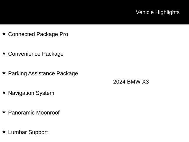 2024 BMW X3 xDrive30i