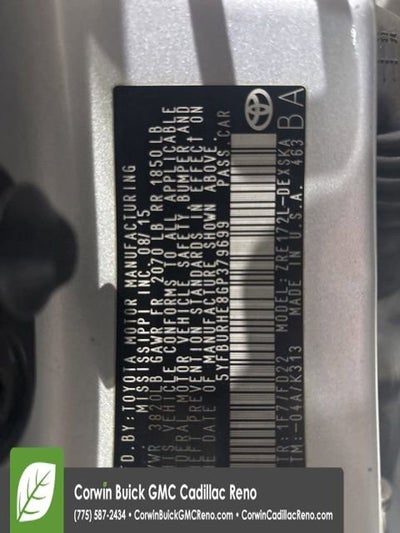 2016 Toyota Corolla L