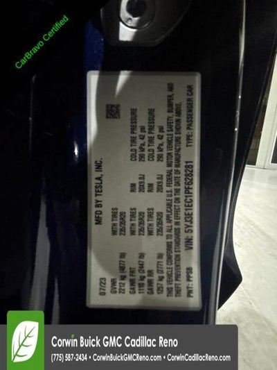 2023 Tesla Model 3 Performance