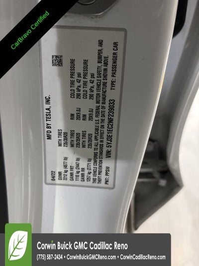 2022 Tesla Model 3 Performance