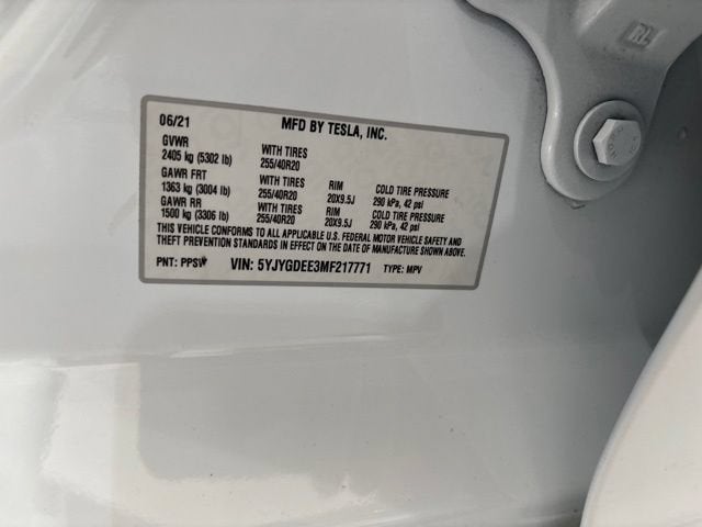 2021 Tesla Model Y Long Range