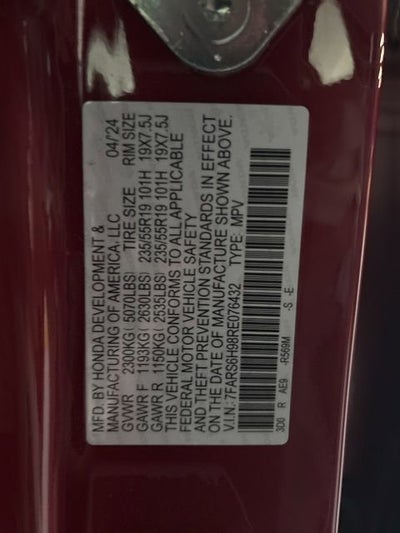 2024 Honda CR-V Hybrid Sport Touring