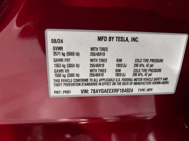 2024 Tesla Model Y Long Range