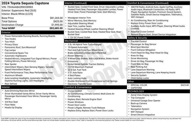 2024 Toyota Sequoia Capstone