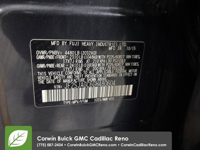 2016 Subaru Forester 2.5i Premium