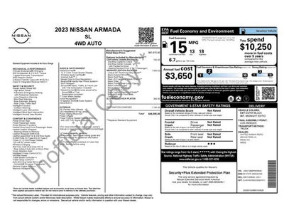 2023 Nissan Armada SL 4WD