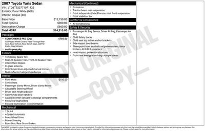 2007 Toyota Yaris Base