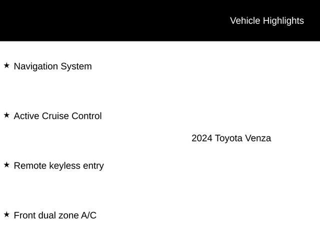 2024 Toyota Venza XLE
