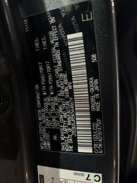 2019 Toyota 4Runner SR5