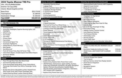 2024 Toyota 4Runner TRD Pro
