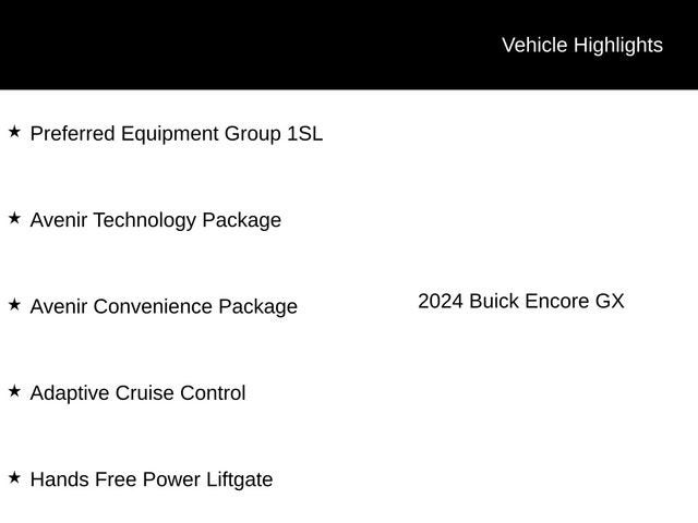 2024 Buick Encore GX Avenir