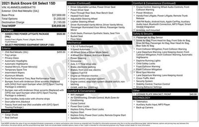 2021 Buick Encore GX Select
